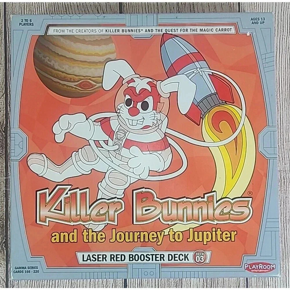 Playroom Killer Bunnies And The Journey To Jupiter Laser Red Booster Deck 2009